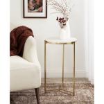 Round Gold Aguilar Accent Table