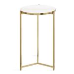 Round Gold Aguilar Accent Table
