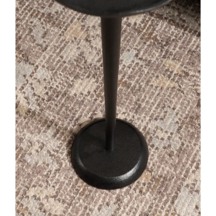 Black Metal Alicia Accent Table