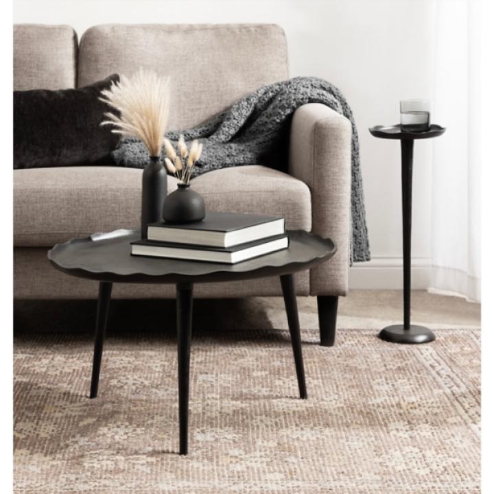 Black Metal Alicia Accent Table