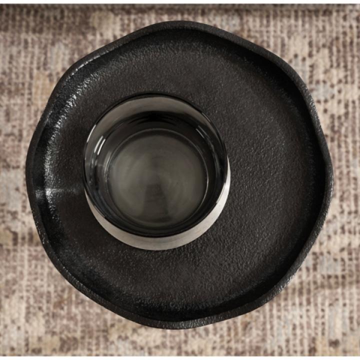 Black Metal Alicia Accent Table