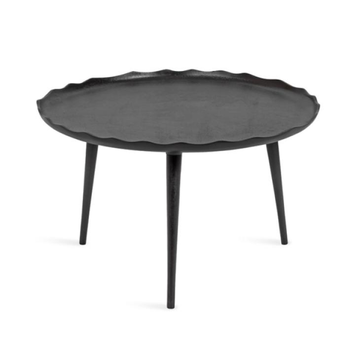 Round Black Alessia Coffee Table