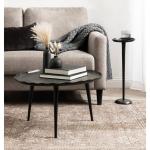 Round Black Alessia Coffee Table
