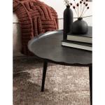 Round Black Alessia Coffee Table