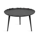Round Black Alessia Coffee Table
