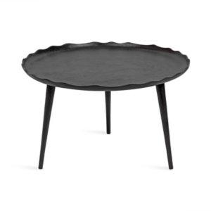 Round Black Alessia Coffee Table