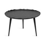 Round Black Alessia Coffee Table