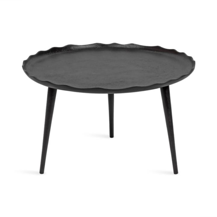 Round Black Alessia Coffee Table