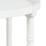 Round White Bellport Coffee Table