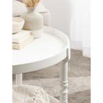 Round White Bellport Coffee Table
