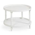 Round White Bellport Coffee Table