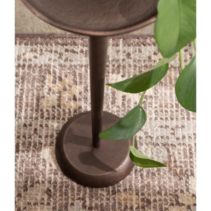 Bronze Metal Alicia Accent Table