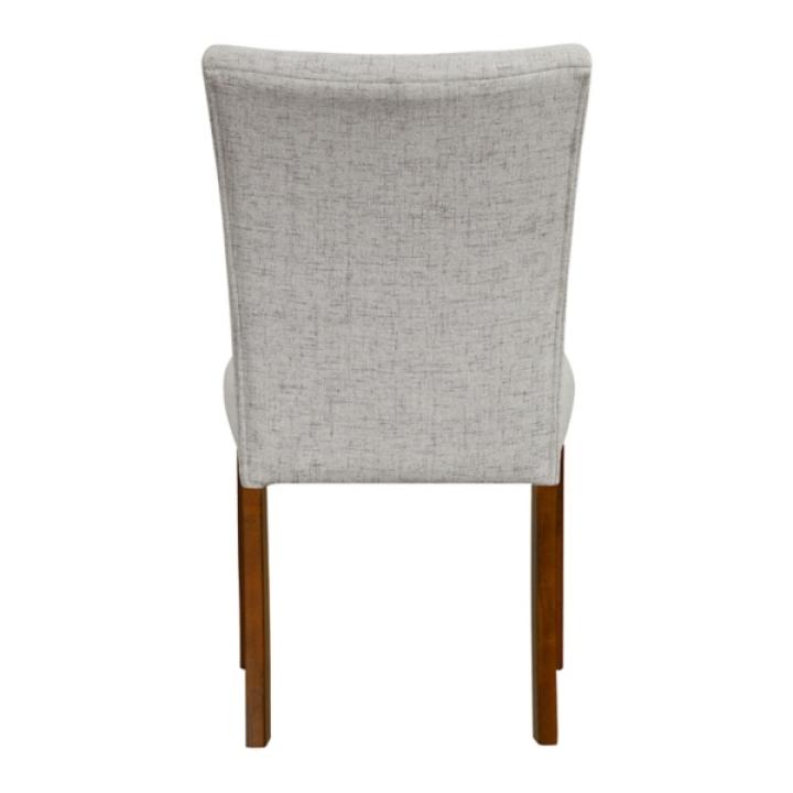 Neutral Tufted Parsons Dining Chairs, Set of 2