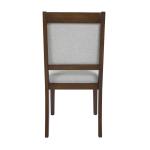 Neutral Upholstered Barrel Dining Chair