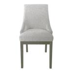 Neutral Upholstered Barrel Dining Chair
