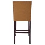 Camel Faux Leather Jeremy Counter Stools, Set of 2