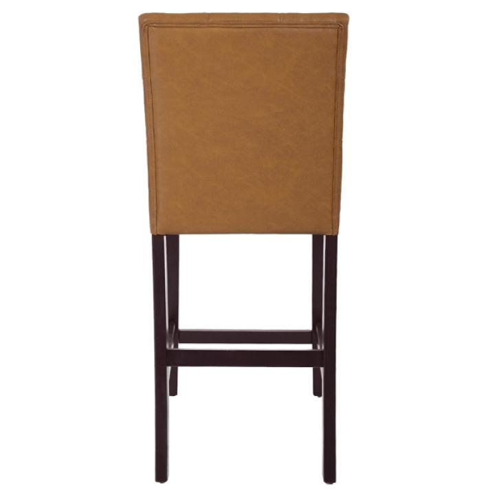 Camel Faux Leather Jeremy Counter Stools, Set of 2