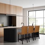 Camel Faux Leather Jeremy Counter Stools, Set of 2