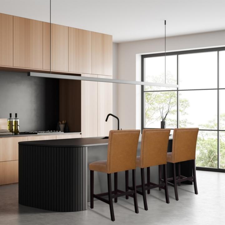 Camel Faux Leather Jeremy Counter Stools, Set of 2