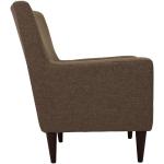 Emma Pecan Upholstered Accent Chair