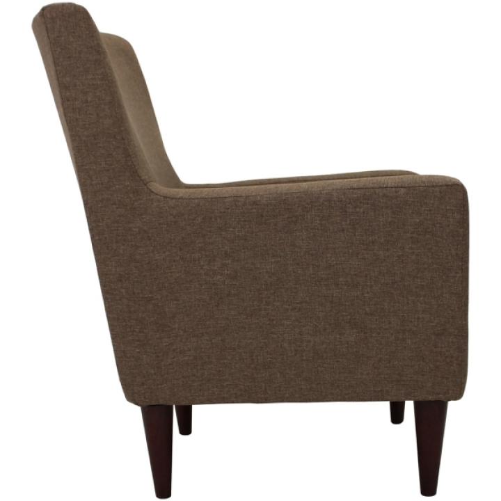 Emma Pecan Upholstered Accent Chair