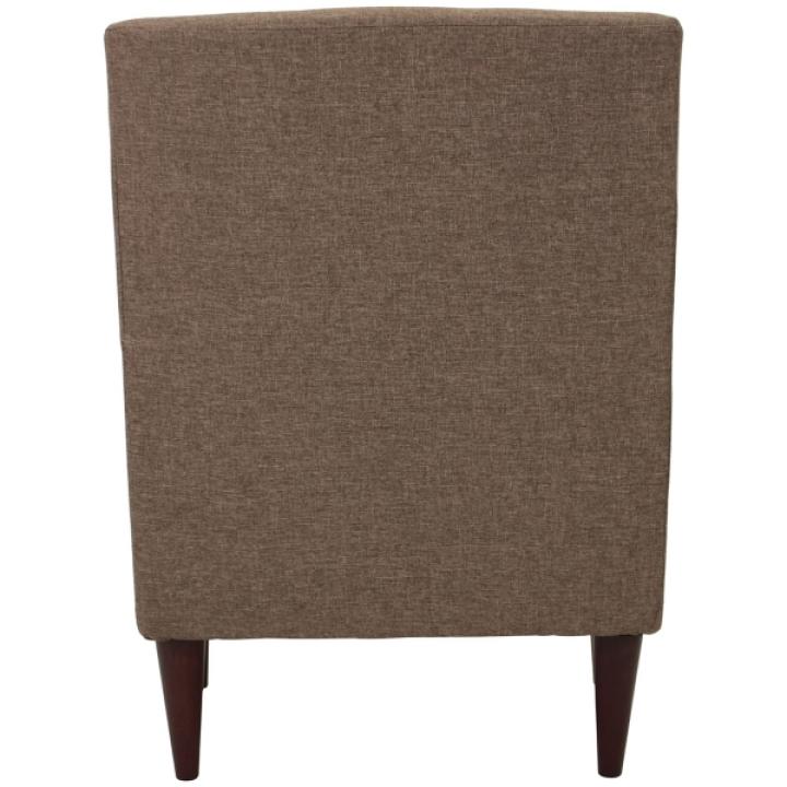 Emma Pecan Upholstered Accent Chair
