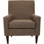 Emma Pecan Upholstered Accent Chair