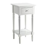 White French Country Square Accent Table