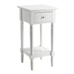 White French Country Square Accent Table