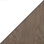 White and Natural Davis Coffee Table