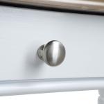 White and Natural Davis Console Table