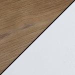 White and Natural Davis Console Table