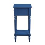 Navy French Country Square Accent Table