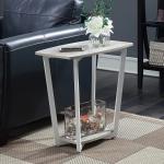 Graywash White Joanne Accent Table