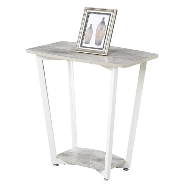 Graywash White Joanne Accent Table