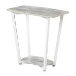 Graywash White Joanne Accent Table