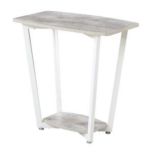 Graywash White Joanne Accent Table