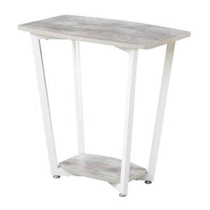 Graywash White Joanne Accent Table