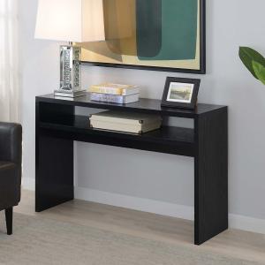 Black Wakefield Tiered Console Table