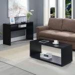 Black Wakefield Tiered Console Table