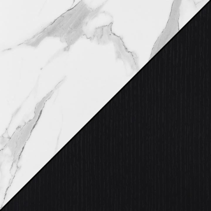 White Marble Monterey Console Table