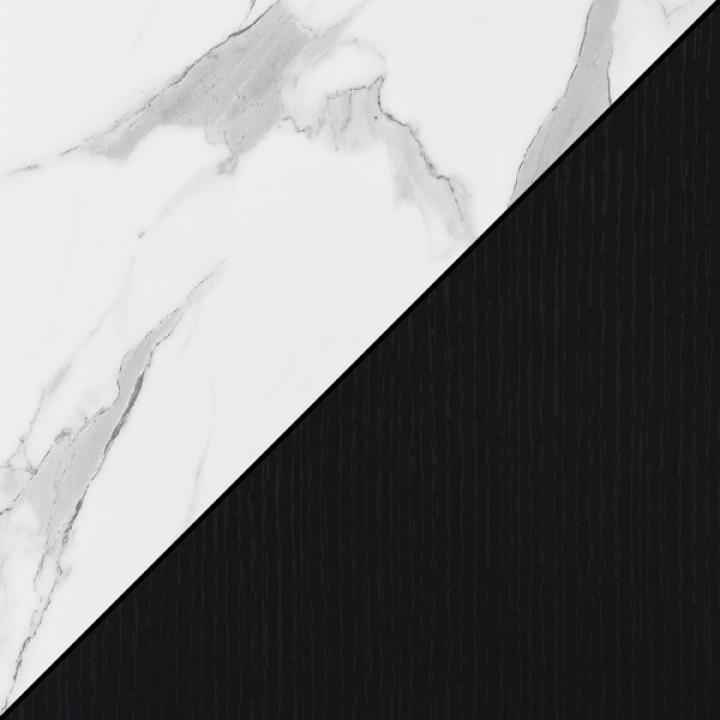 White Marble Monterey Console Table