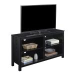 Black Montana 4-Shelf Media Cabinet