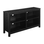 Black Montana 4-Shelf Media Cabinet