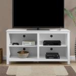 White Montana 4-Shelf Media Cabinet