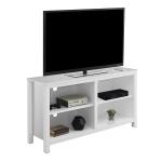 White Montana 4-Shelf Media Cabinet