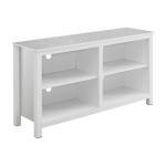 White Montana 4-Shelf Media Cabinet