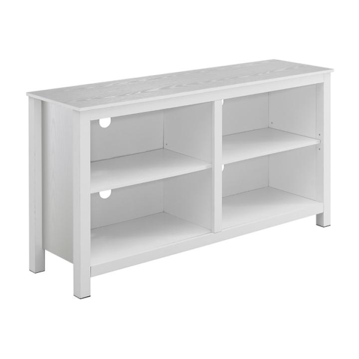 White Montana 4-Shelf Media Cabinet