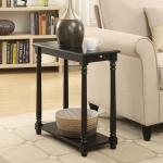 Black Regent Wood Accent Table