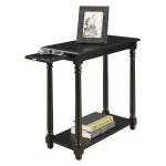 Black Regent Wood Accent Table